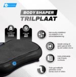 BX Fitness – Ultra Slim Body Shaper Trilplaat - Zwart - Afbeelding 8