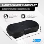 BX Fitness – Ultra Slim Body Shaper Trilplaat - Zwart - Afbeelding 5