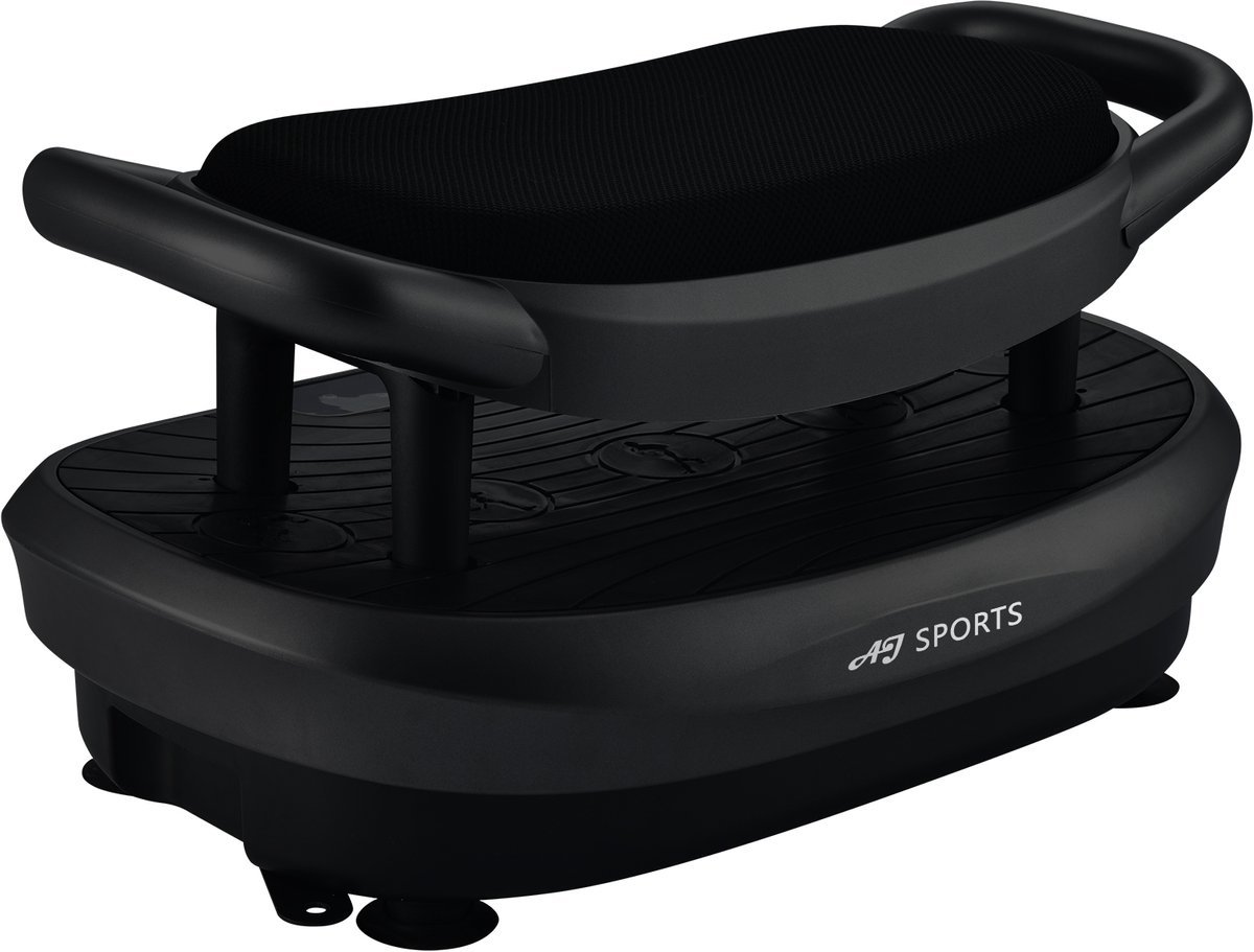 1200x911 AJ-Sports Trilplaat Pro XL - Trilplaat fitness - Powerplate - 99 Snelheid Niveaus - Belastbaar tot 150kg - Trainingsapparatuur voor uithoudingstraining - Zwart - Afbeelding 1
